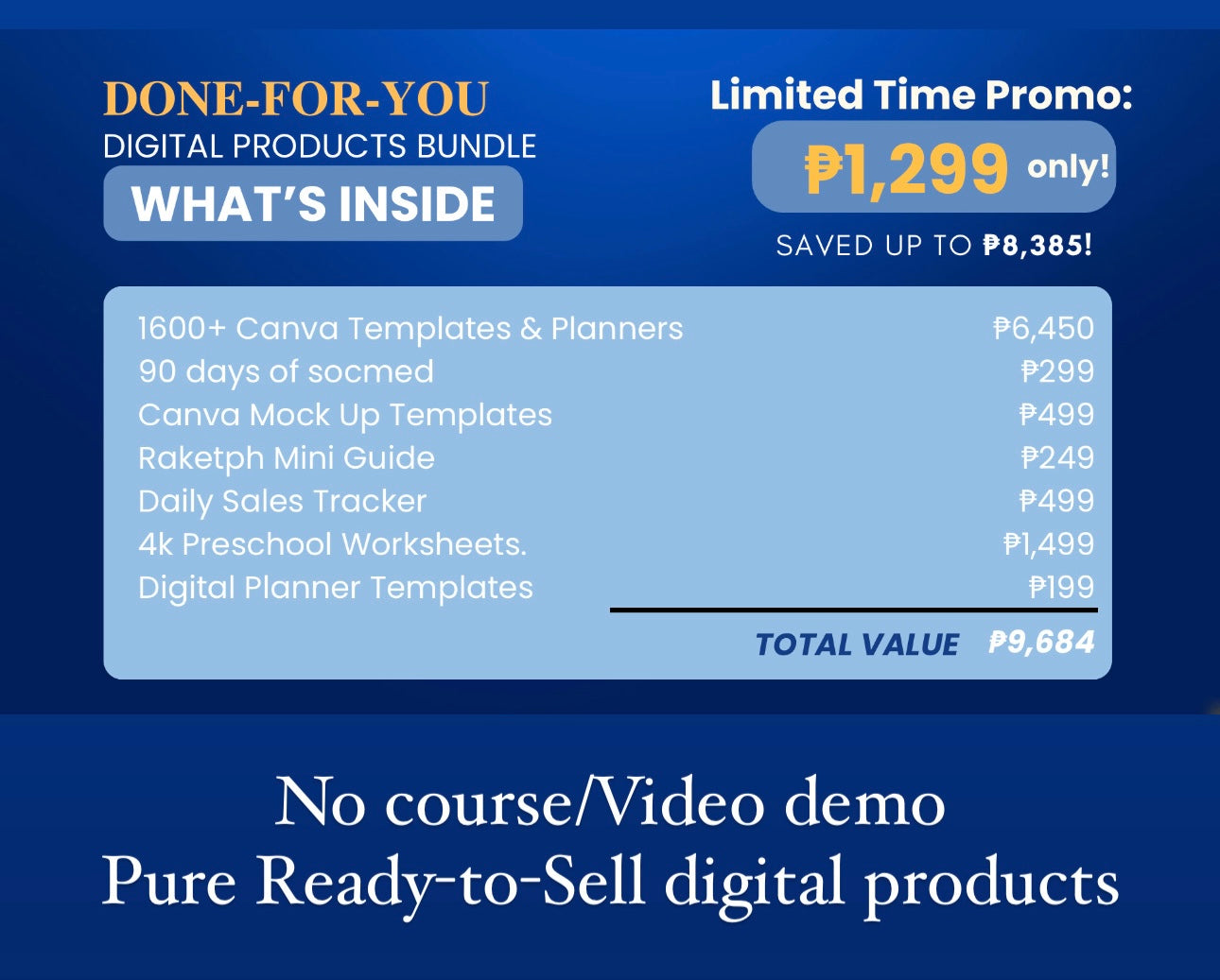 Done-For-You Digital Products | Canva Kit Templates