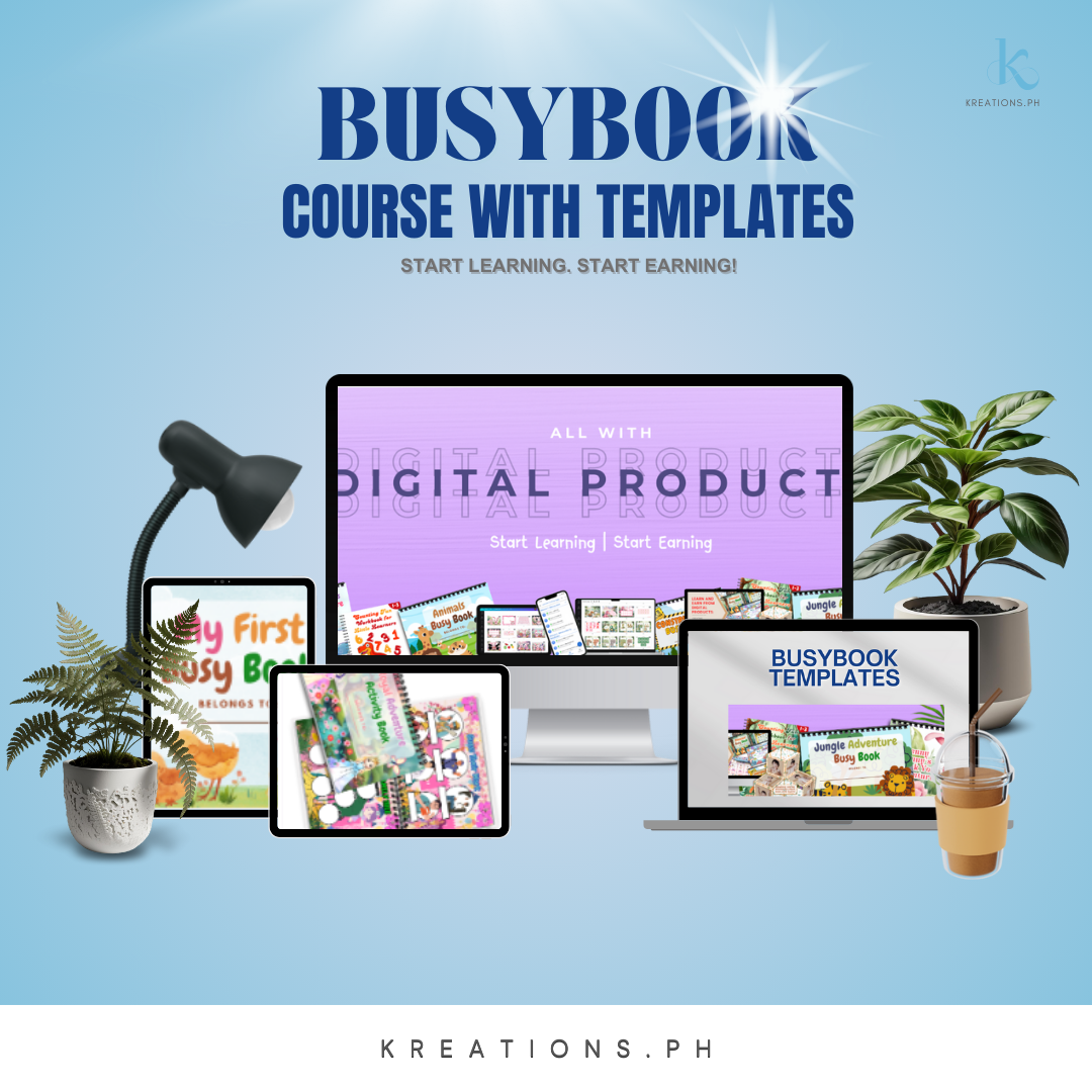 BusyBook Course Bundle with 10+ Busybook templates | With Resell Rights
